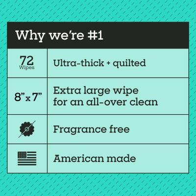 Show full view: Pet Life Unlimited Fragrance Free Dog & Cat Grooming Wipes, 72 count slide 3 of 8