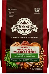 Supreme Source Grain-Free Pork, Peas & Wild Boar Recipe Dry Dog Food, 5-lb bag
