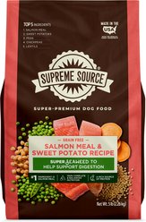 Supreme Source Grain-Free Salmon Meal & Sweet Potato Recipe Dry Dog Food, 5-lb bag