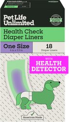 Pet Life Unlimited Dog Diaper Liners, 18 count