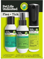 Pet Life Unlimited Flea & Tick 3-Step Kit for Dogs