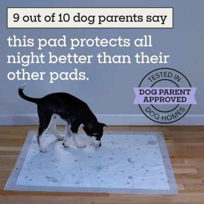 Show full view: Pet Life Unlimited Overnight Smart Prints Dog Pee Pads, Chamomile Vanilla Scent, XX-Large: 36 x 30-in, 14 count slide 4 of 10