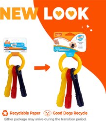 Nylabone Just for Puppies Teething Chew Toy Keys Bacon, Medium slide 2 of 9