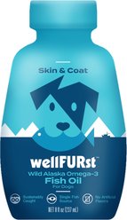 WellFURst Wild Alaska Omega-3 Fish Oil Skin & Coat Health Supplement for Dogs, 8-fl oz bottle slide 1 of 2