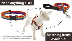 LupinePet MicroBatch Limited Edition Pixel Party Step In Dog Harness, Large: 24 to 38-in chest, 1-in wide slide 2 of 6