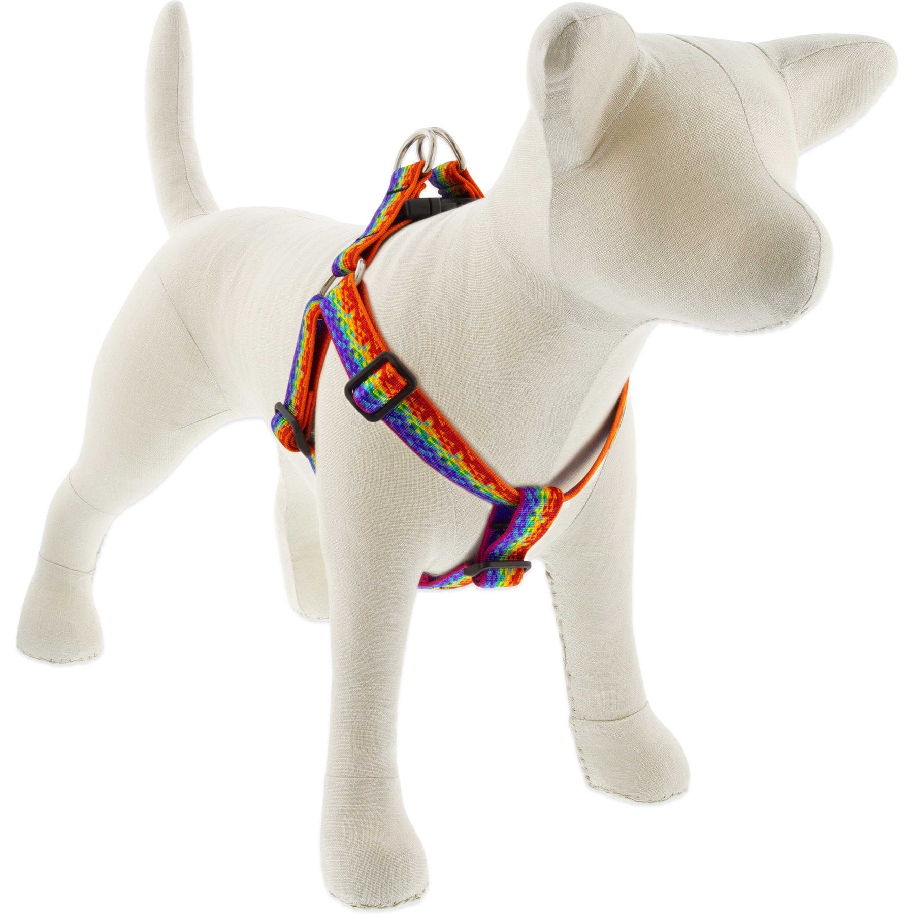 LupinePet MicroBatch Limited Edition Pixel Party Step In Dog Harness, Medium: 19 to 28-in chest, 1-in wide