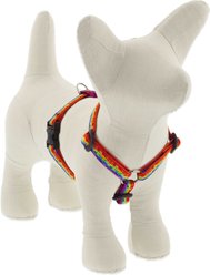 LupinePet MicroBatch Limited Edition Pixel Party Adjustable Dog Harness, Small: 12 to 20-in chest, 1/2-in wide