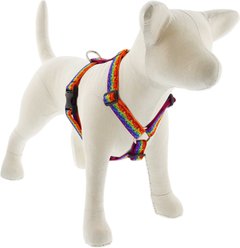 LupinePet MicroBatch Limited Edition Pixel Party Adjustable Dog Harness, X-Large: 36 to 44-in chest, 1-in wide