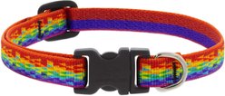 LupinePet MicroBatch Limited Edition Pixel Party Dog Collar, Small: 10 to 16-in neck, 1/2-in wide