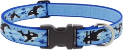 LupinePet MicroBatch Limited Edition Orcas Dog Collar, Large: 16 to 28-in neck, 1-in wide slide 1 of 7