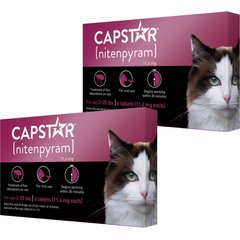 Capstar Flea Oral Treatment for Cats, 2-25 lbs