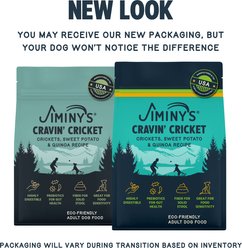 Jiminy's Cravin' Cricket Sensitive Stomach Dry Dog Food, 24-lb bag slide 2 of 8