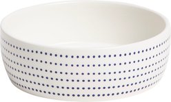 Pearhead BPA-Free Ceramic Dog Bowl, White, Small: 2-cup