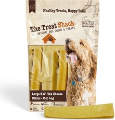 The Treat Shack 5 to 6-in Himalayan Yak Cheese Dog Chew Treats, Large, 2-lb bag