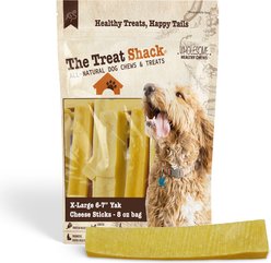 The Treat Shack 6 to 7-in Himalayan Yak Cheese Dog Chew Treats, Jumbo, 8-oz bag