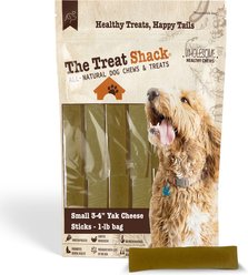 The Treat Shack 3 to 4-in Himalayan Yak Cheese Dog Chew Treats, Small, 1-lb bag