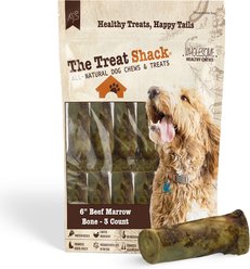The Treat Shack 6-in Beef Marrow Filled Bone Dog Chew Treat, 3 count
