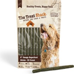 The Treat Shack 6-in Vital Omega Packed Soft & Chewy Superfood Sticks Dog Treat, 50 count