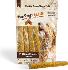 The Treat Shack Made 100% Real Chicken Sausage High-Protein Soft & Chewy Dog Treats, 6-in, 10 count