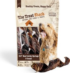 The Treat Shack Beef Springs High-Protein Jerky Dog Treats, 5 to 6-in, 3 count