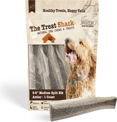 The Treat Shack Split Naturally Shed 5 to 6-in Elk Antler Dog Treats, Medium, 1 count