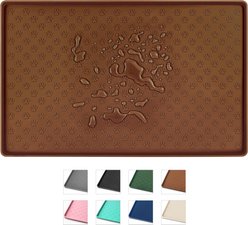 Ptlom Waterproof Dog & Cat Placemat, Brown, Medium: 24 x 16-in slide 1 of 8