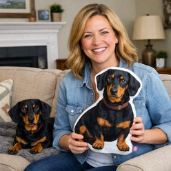 All About Vibe Dachshund Custom Shaped Pillow, 30-in slide 2 of 5