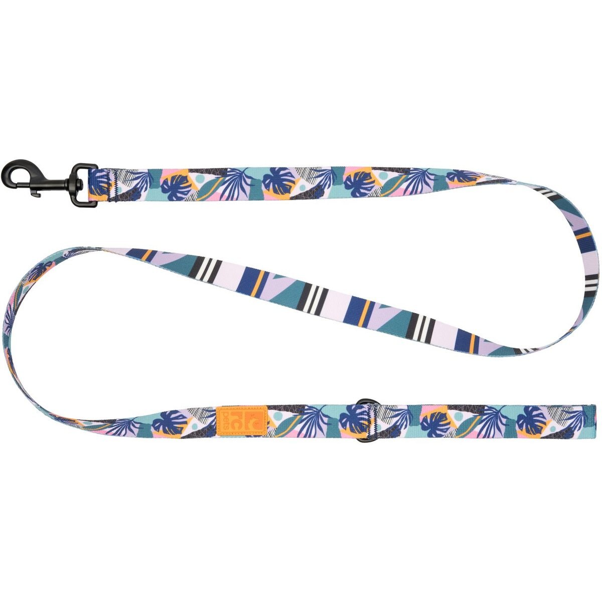 RC Pets Eco Polyester Dog Leash, Mystic Monstera, 5-ft long, 3/4-in wide