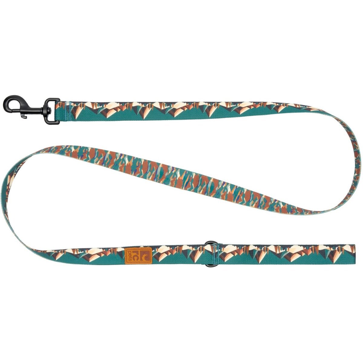 RC Pets Eco Polyester Dog Leash, Serene Slopes, 5-ft long, 3/4-in wide