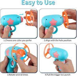 Pet Fit For Life Cat Propellor Launcher Toy, Blue, Medium, 2 count slide 2 of 6