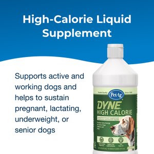 PetAg Dyne High Calorie Liquid Nutritional Supplement for Dogs & Puppies 8 Weeks & Older, 16-fl oz bottle