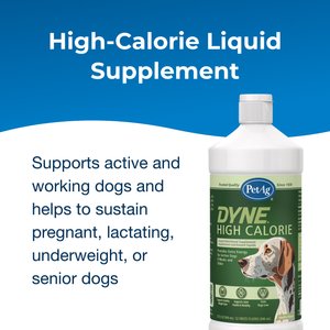 PetAg Dyne High Calorie Liquid Nutritional Supplement for Dogs & Puppies 8 Weeks & Older, 32-fl oz bottle