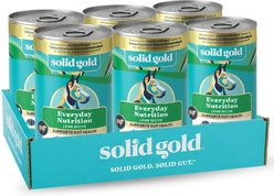 Solid Gold Nutrientboost Hund-n-Flocken Lamb Recipe with Healthy Whole Grains Wet Dog Food, 12.5-oz can, case of 6