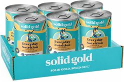 Solid Gold Star Chaser Chicken & Brown Rice Recipe Canned Dog Food, 13.2-oz, case of 6