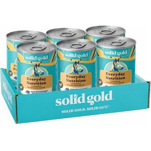 Solid Gold Star Chaser Chicken & Brown Rice Recipe Canned Dog Food, 13.2-oz, case of 6