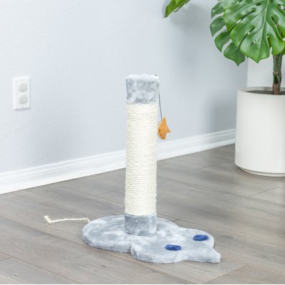 Armarkat Armarkat 19-in Sisal Cat Scratching Post with Toy, Grey