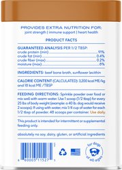 Native Pet Beef Bone Broth Powder Grain-Free Dog Food Topper, 4.75-oz slide 2 of 7