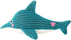 HugSmart Dolphin Durable Mesh Plush Squeaky Dog Toy, Medium