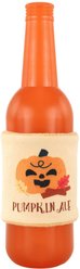 HugSmart Halloween Rubber Pumpkin Ale Squeaky Dog Chew Toy, Medium/Large