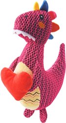 HugSmart Rexy Durable Mesh Plush Squeaky Dog Toy, Medium/Large