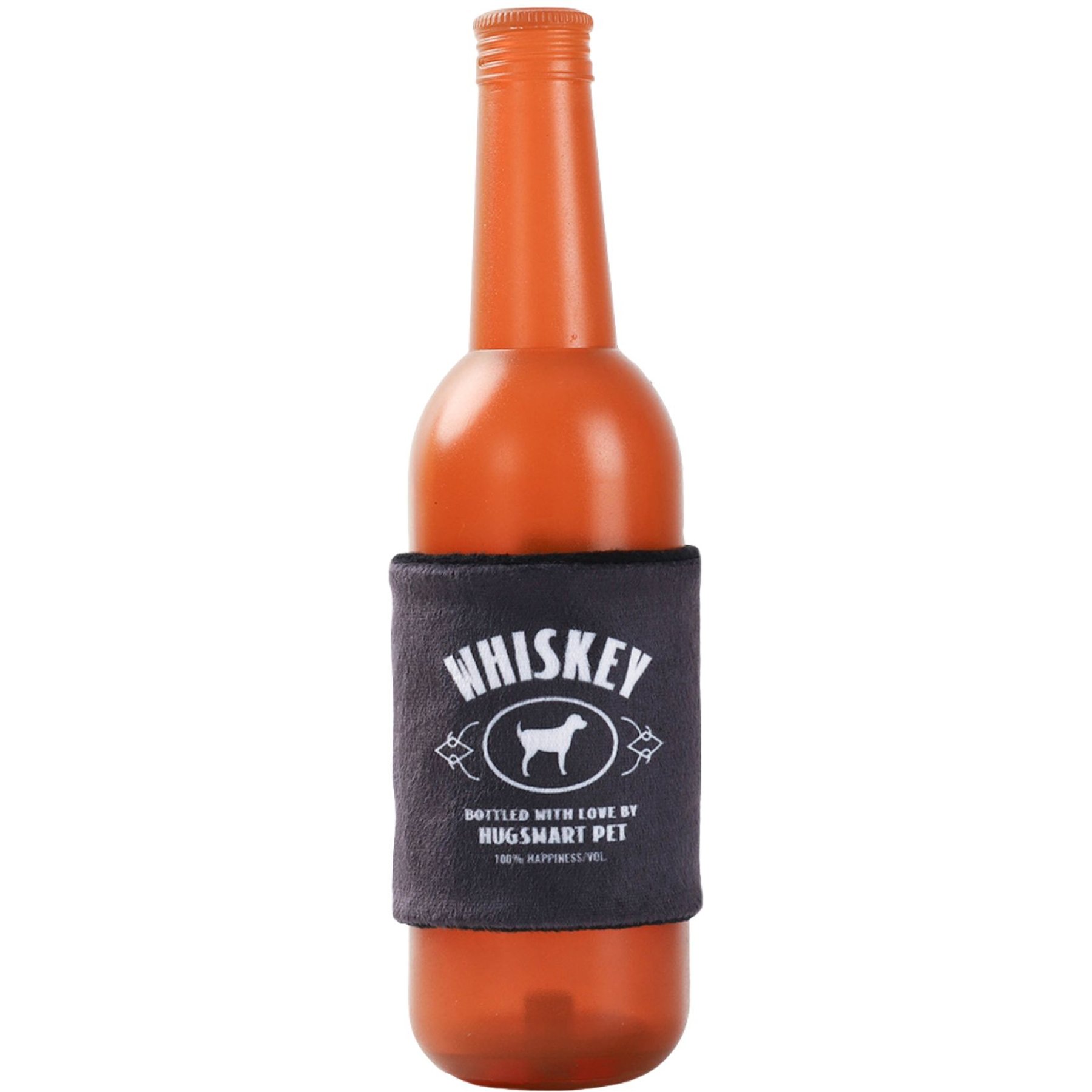 HugSmart Rubber Whiskey Squeaky Dog Chew Toy, Medium/Large