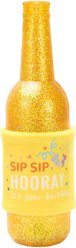 HugSmart Rubber Birthday Wine Squeaky Dog Chew Toy, Medium/Large