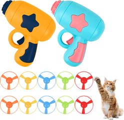 Pet Fit For Life Cat Propellor Launcher Toy, Blue, Medium, 2 count