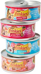Friskies Fish-A-Licious Variety Pack Canned Cat Food, 5.5-oz, case of 32