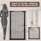 Show in main carousel: WAOWAO Extra Tall Adjustable Pressure Mounted Dog & Cat Gate, 56-in, Black slide 2 of 9