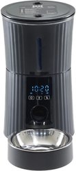 Bencmate Automated Smart Stainless Steel Bowl Precise Portion Control Plastic Dog & Cat Feeder, 4-L, Medium, Black