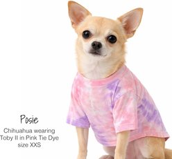 Pet Passion Toby II-The Extra Perfect Dog Tee Shirt, 3 count, Pink Tie Dye, Medium slide 2 of 7