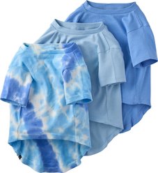 Pet Passion Toby II-The Extra Perfect Dog Tee Shirt, 3 count, Blue Tie Dye, XX-Large slide 1 of 7