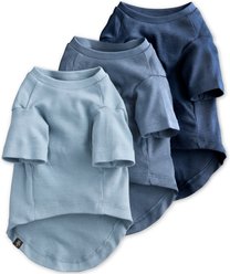 Pet Passion Toby II-The Extra Perfect Dog Tee Shirt, 3 count, Navy Ombre, Small