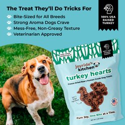 Joyride's Kitchen Premium All Natural Raw Turkey Hearts Freeze-Dried Dog Treats, 3-oz bag slide 2 of 5